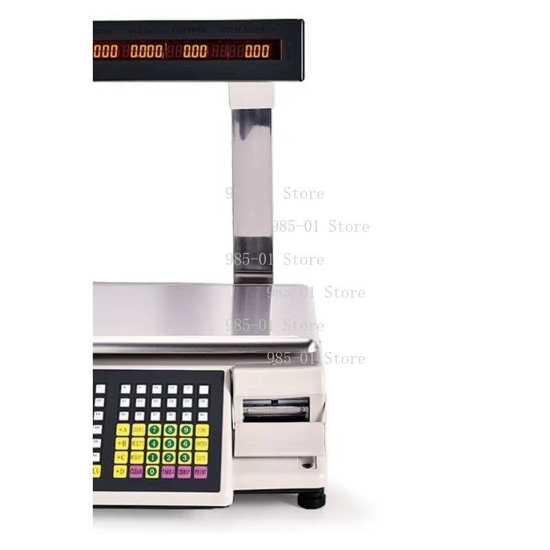 Commercial Label Printing Machine - Electronic Scale with Adhesive Label Printing