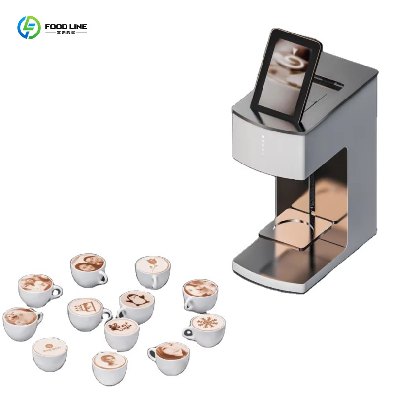 Commercial Printing Press Machine - Customized 3D High Resolution Coffee Art