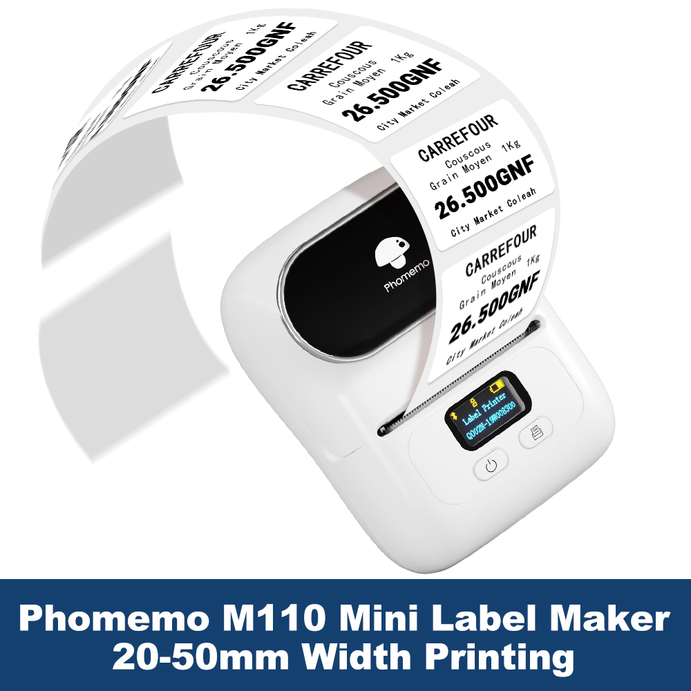 Commercial Label Printing Machine - Phomemo Label Printer M110 Label Maker