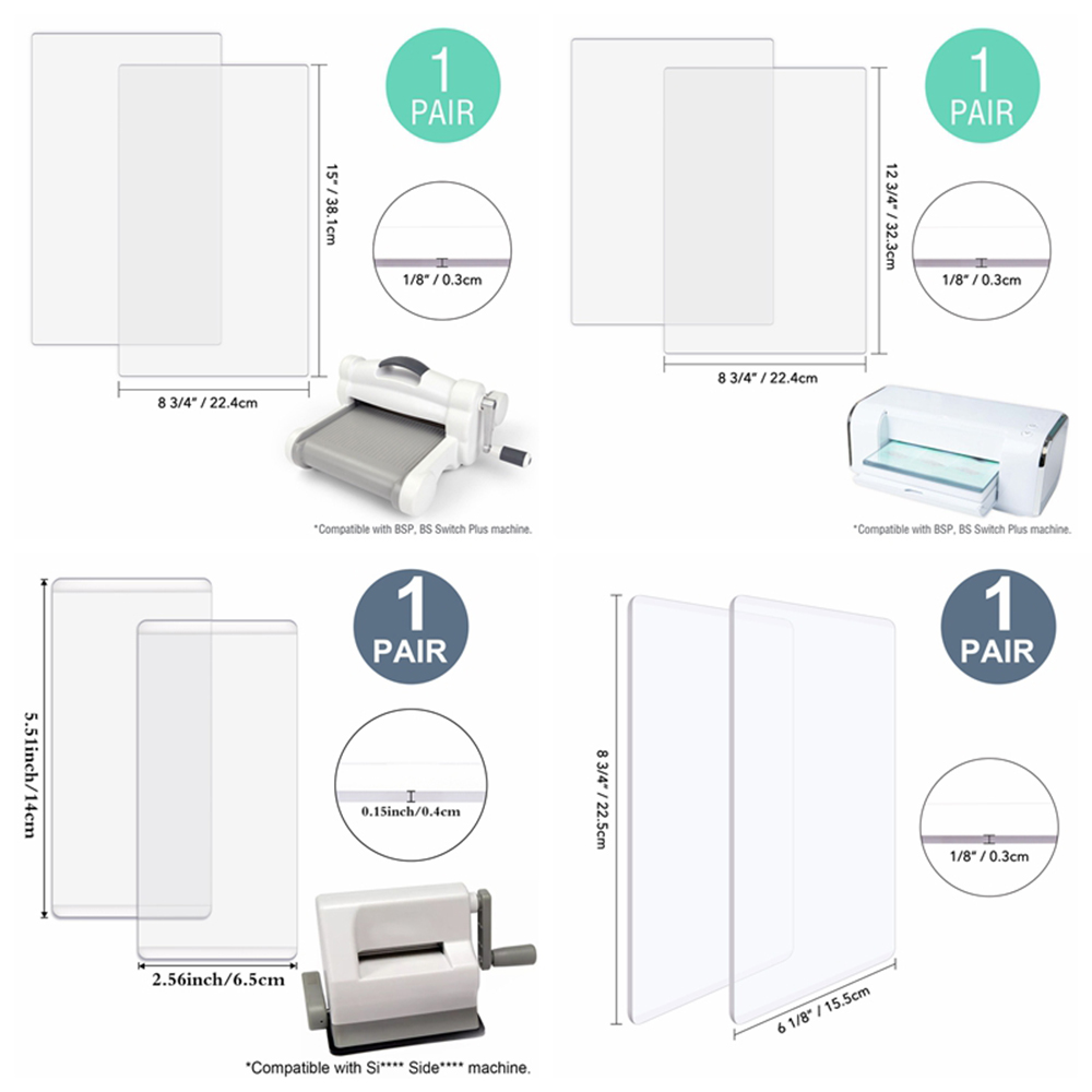 Die Cutting Machine - Different Size Cutting Pads Replacement 3/4mm