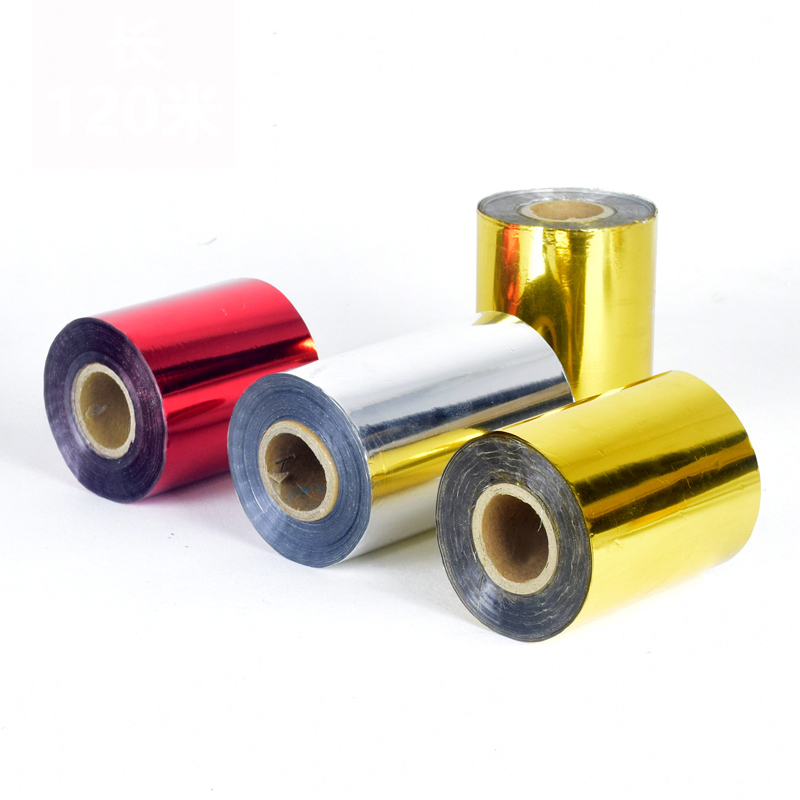 6CM 120meter/Rolls Gold Silver - Foil Transfer Machine 评论和价格