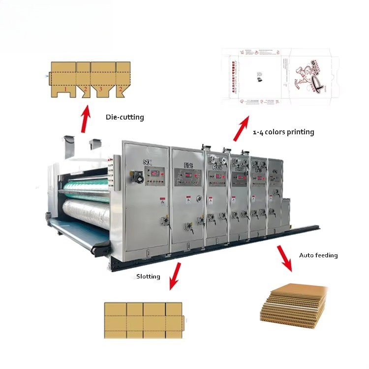 Automatic 4 Color Cartoning Pr - Die Cutting Machine 评论和价格