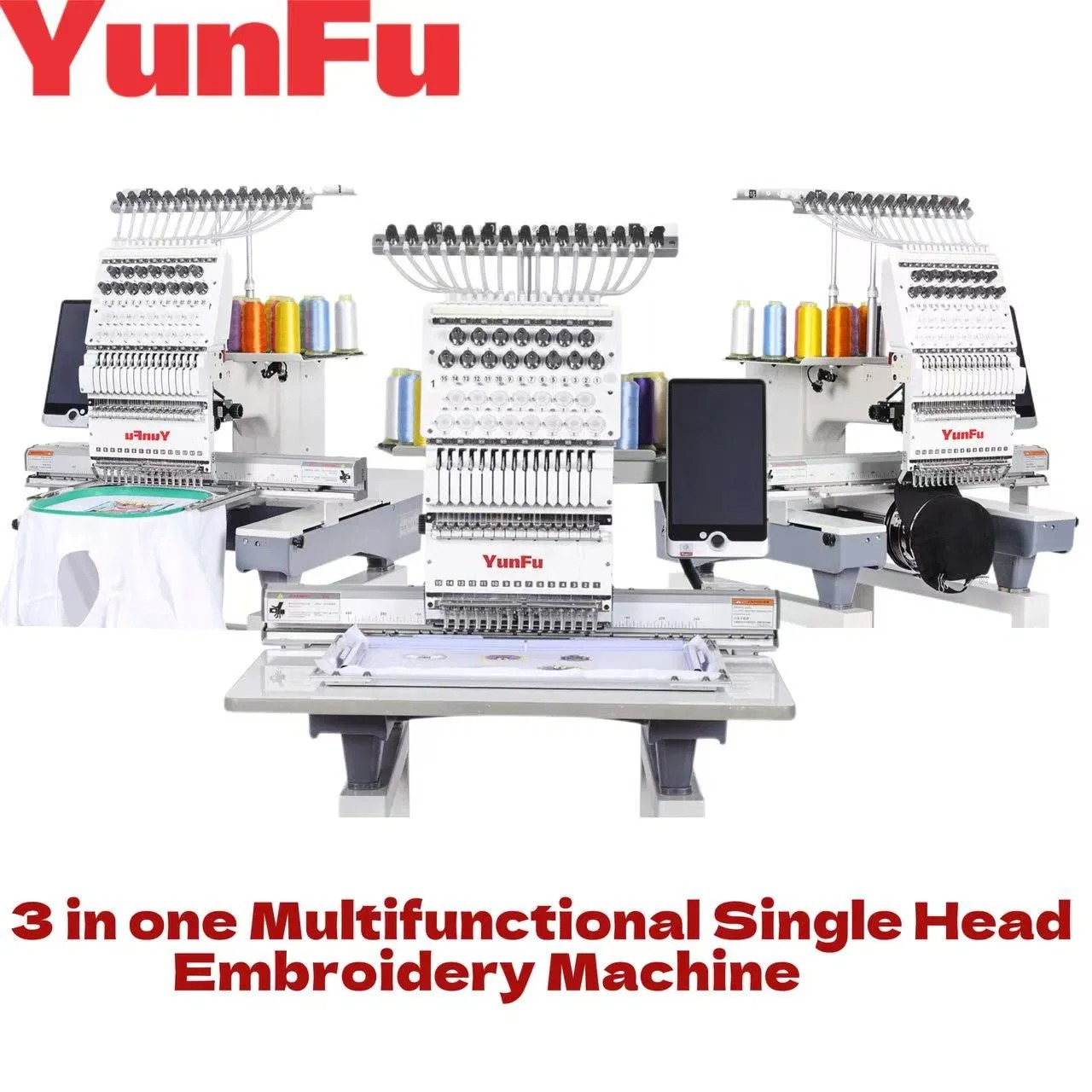 3 In 1 Embroidery Machine Auto - Commercial Embroidery Machine 评论和价格