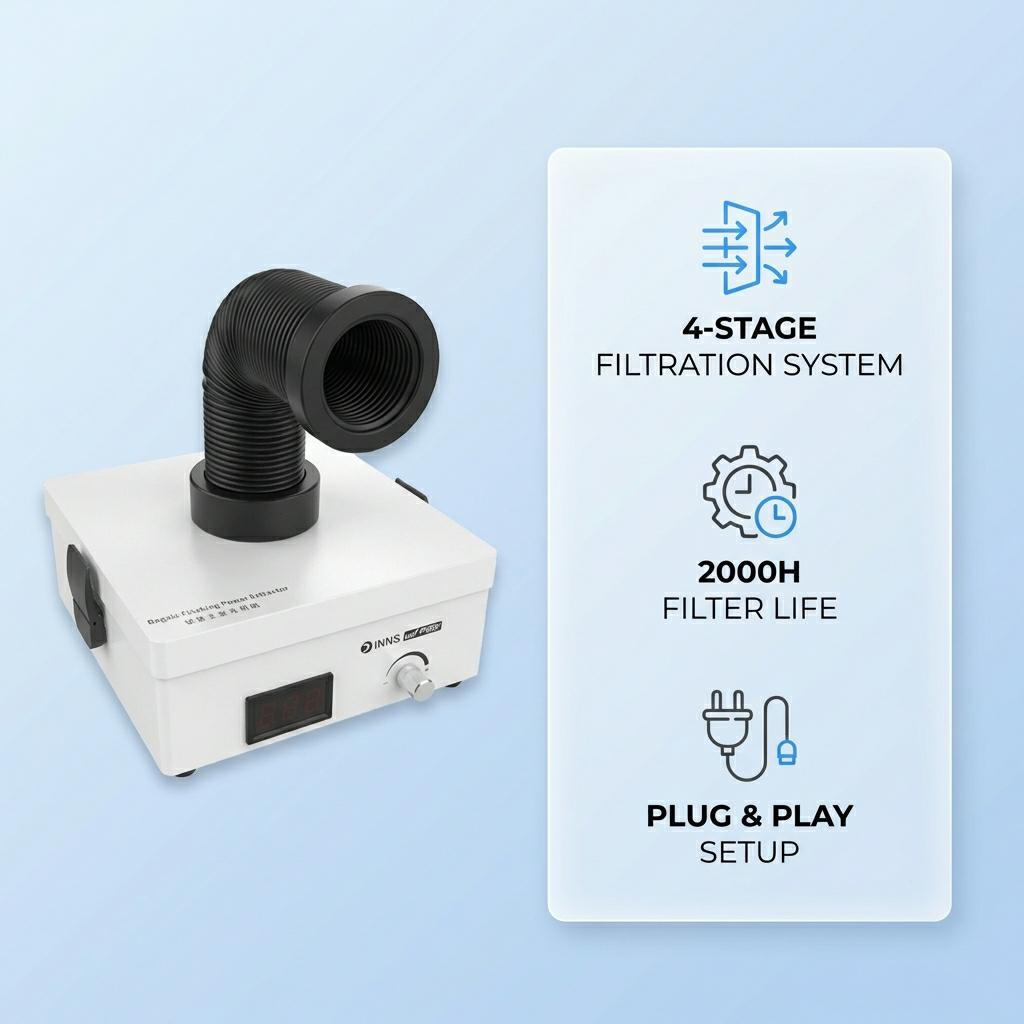 Fume Smoke Extractor Filter Pu - Dtf Powder Shaker 评论和价格