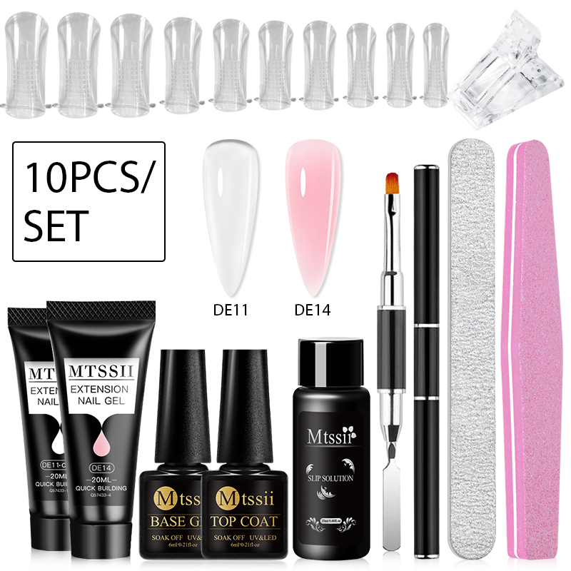 Mtssii 17PCS/Set 20ml Nail Ext - Exposure Unit Uv 评论和价格