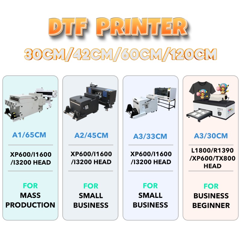 30cm A3 DTF Printer Dual XP600 - Dtf Powder Shaker 评论和价格