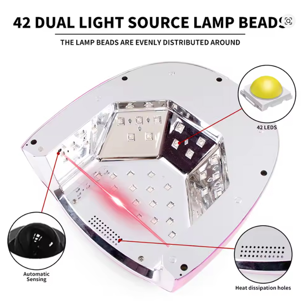 Rechargeable 96W Nail Lamp wit - Exposure Unit Uv 评论和价格