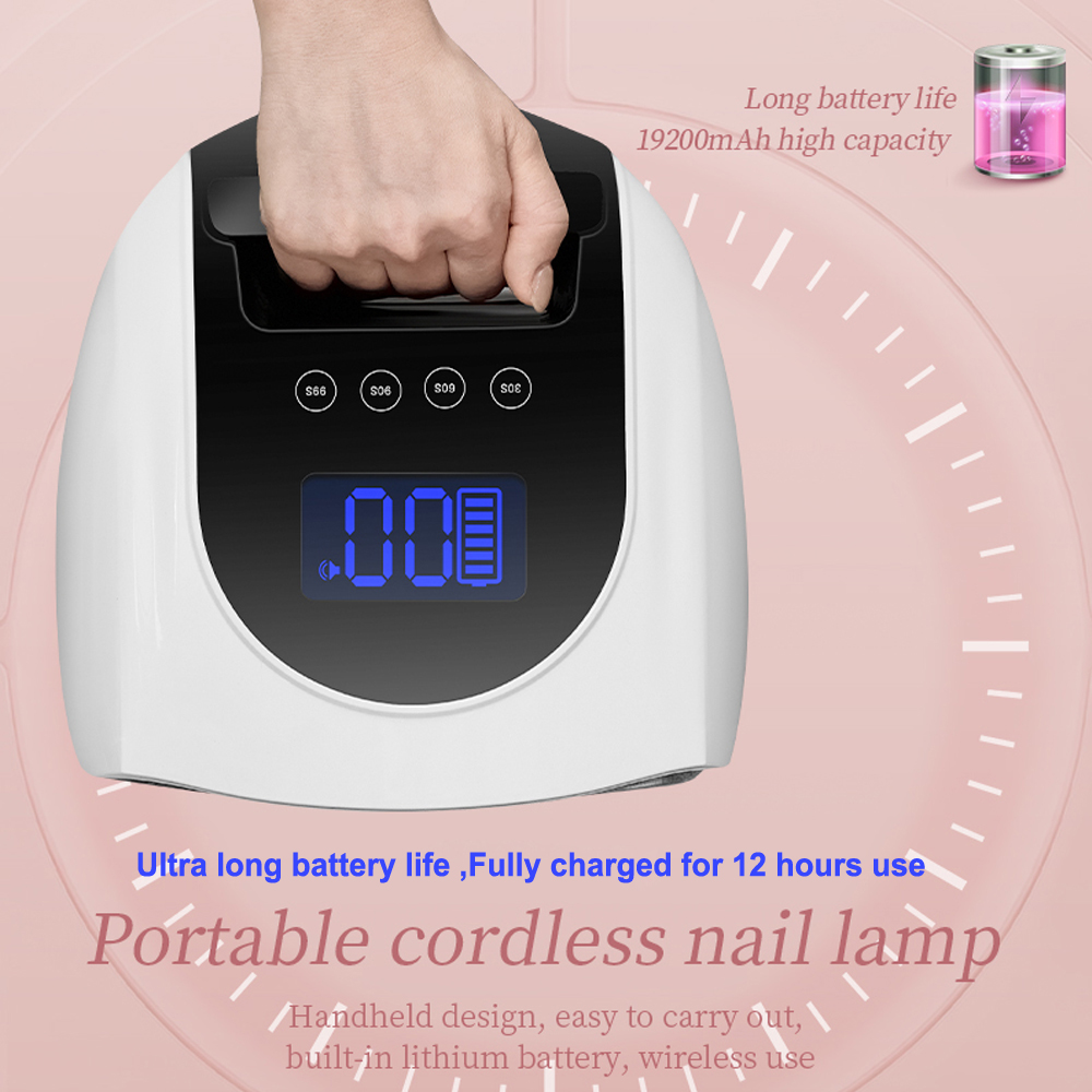 Rechargeable 96W Nail Lamp wit - Exposure Unit Uv 评论和价格