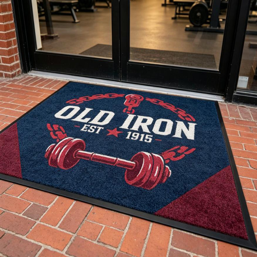 Rug gym custom logo print wate - Commercial Printing Logo 评论和价格