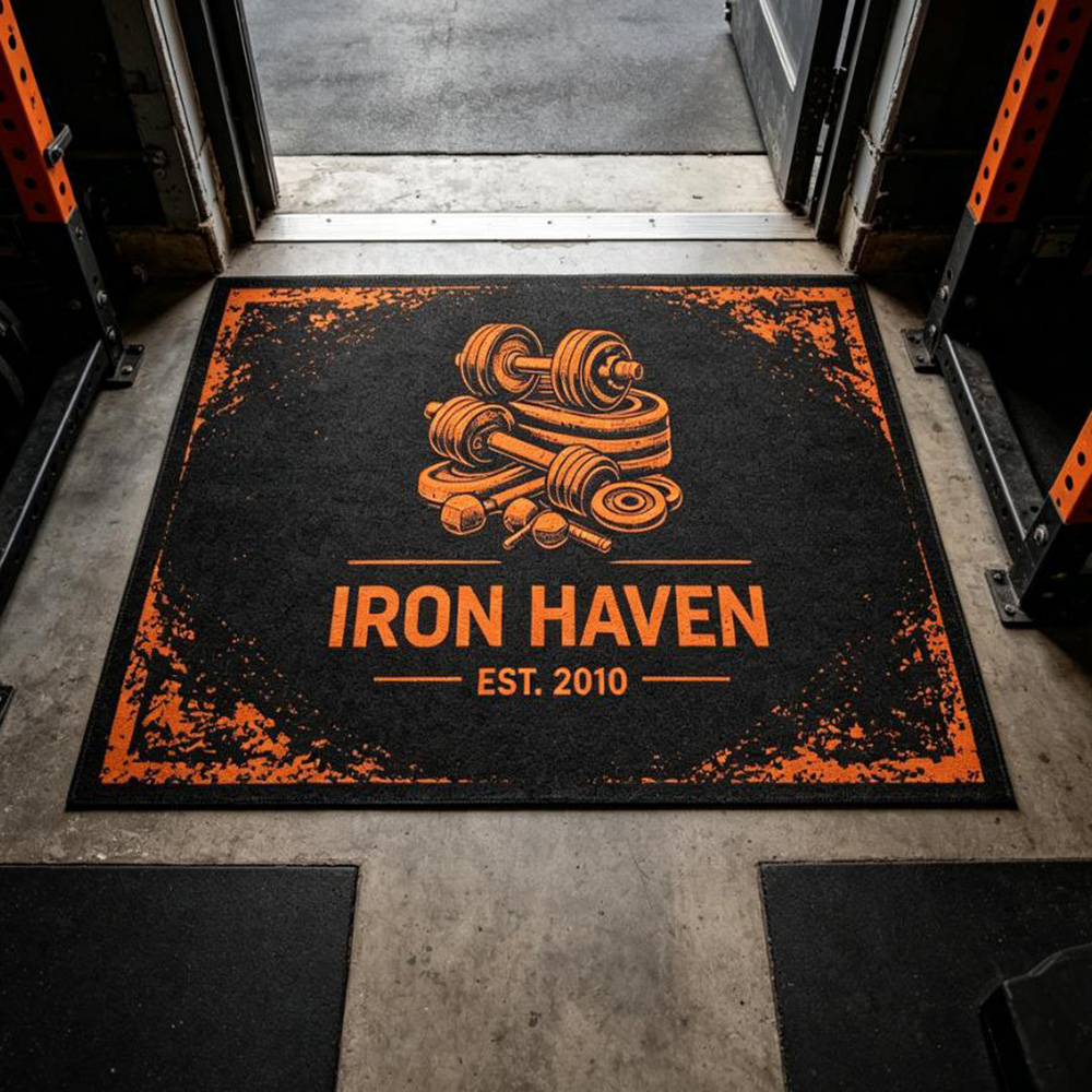 Rug gym custom logo print wate - Commercial Printing Logo 评论和价格
