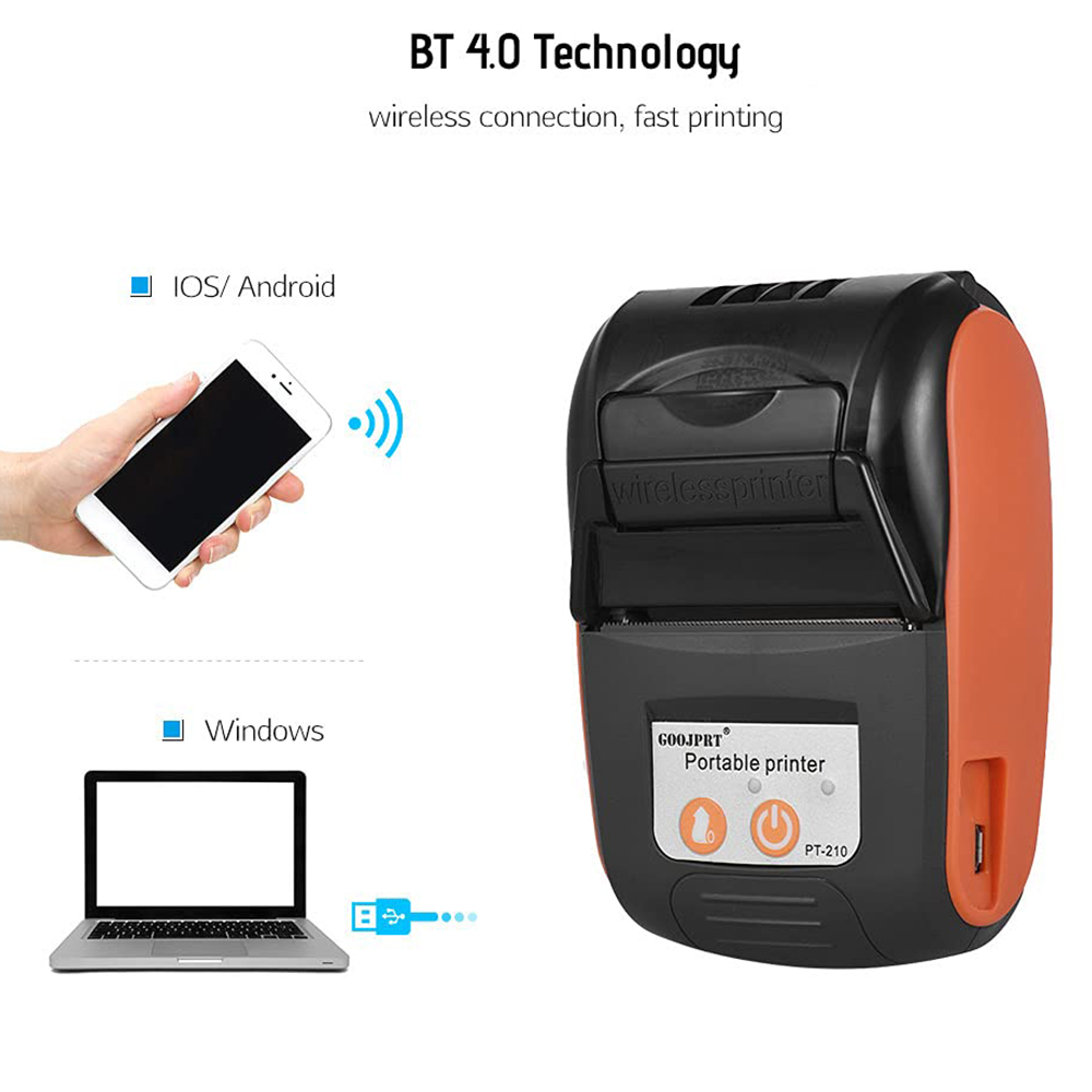 Mini Portable Thermal Receipt  - Commercial Label Printing Machine 评论和价格